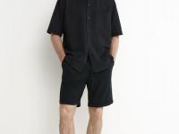 Шорты из пике, Черный