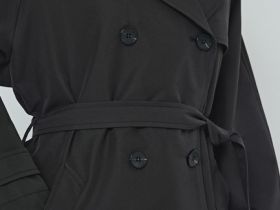 Длинный тренч, Черный