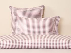 Постельное белье полукомплект Vichy, коричневое