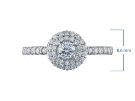 Кольцо из серебра э0612кц08184800