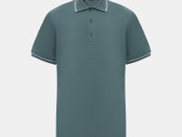 Поло с контрастной отделкой
