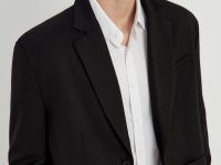 Однобортный пиджак прямого кроя
