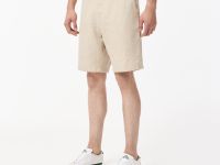 Мужские шорты Lacoste из смеси хлопка и льна