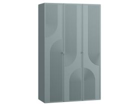 Распашной шкаф Монсон 3-135x222 Серо-зеленый