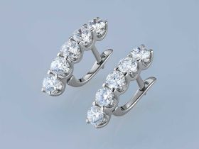 Серьги из белого золота э4712сг06220619