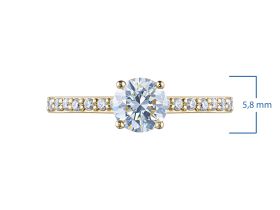 Кольцо из желтого золота э0312кц11190170