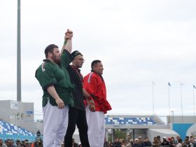 Стали известны победители соревнований по мас-рестлингу и борьбе корэш на Сабантуе