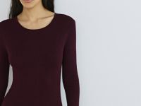 Облегающее вязаное платье, Фиолетовый