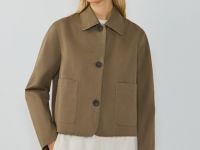 Куртка из плащевой ткани, Бежевый