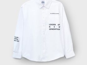 Рубашка текстильная для мальчиков (oversize fit)