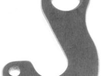 Держатель заднего переключателя &quot;петух&quot; Meta №164 фрезерованный (серебристый)