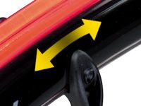 Набор полнопрофильных крыльев с подсветкой Topeak DeFender iGlow X TIG-DF02 (черный / красный)