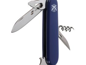 Нож перочинный Stinger 90 мм, 10 функций, синий