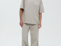 Оверсайз футболка из трикотажного интерлока