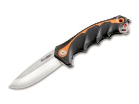 Складной нож Magnum Chainsaw Attendant Satin - Boker 01RY294, сталь 440B Satin, рукоять пластик/резина