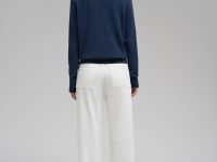 Джемпер полуприлегающего кроя из хлопка