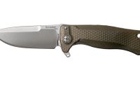 Нож складной LionSteel SR22 B (BRONZE) Mini, сталь Uddeholm Sleipner® Satin, рукоять титан по технологии Solid®, бронзовый