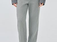 Утеплённые брюки, Серый