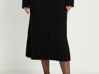 Вязаная юбка силуэта трапеция