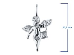 Подвеска из белого золота э4712пд02155000
