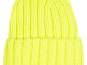 Шапка вязаная с отворотом для девочки