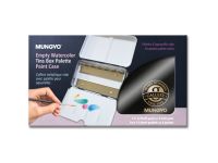 Металлический пенал с кольцом для акварельных красок Mungyo из 12 половинных ячеек или 6 полных ячеек