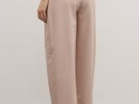 Брюки из хлопка с эластичным поясом