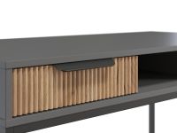 Стол Леванте-3 120x60 Графитовый/Черный