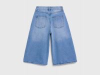Шорты-бермуды из денима для девочек, Голубой