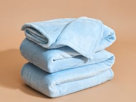 Плед Supersoft, голубой