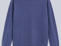 Джемпер прямого силуэта с округлым вырезом