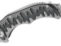 Полуавтоматический складной нож Drip Tighe, CRKT 1190, сталь 8Cr13MoV Satin, рукоять carbon fiber/G10