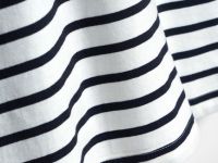 Футболка из хлопка в полоску, Синий