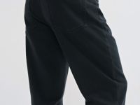 Утеплённые свободные джинсы Bow, Серый