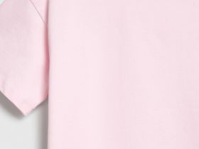 Футболка оверсайз из плотного хлопка, Розовый