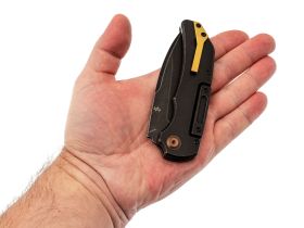 Складной нож Kansept Hazard, сталь S35VN, рукоять титан черный