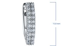 Серьги из серебра э0612сг04210303_white