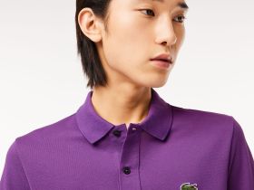 Мужское поло Lacoste L.12.12 приталенного кроя