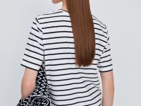 Футболка в полоску из хлопка
