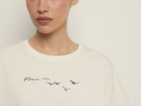 Оверсайз футболка с принтом