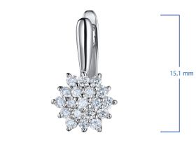Серьги из белого золота э4712сг03210107_white