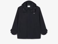 Мужская водоотталкивающая парка Lacoste средней длины с капюшоном