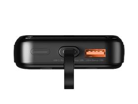 Внешний аккумулятор Deppa NRG Turbo V4C 10000mAh 22.5W/LED дисплей (33688) (черный)