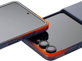 Чехол Araree Aero Flex M для Galaxy Z Flip7 синий