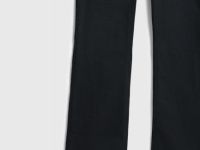 Расклёшенные утеплённые джинсы, Черный