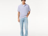 Мужское трикотажное поло Lacoste из органического хлопка
