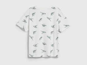 Футболка с принтом для мальчиков, Бежевый