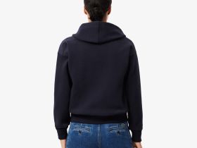 Женская толстовка Lacoste с капюшоном на молнии