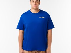 Футболка из плотного хлопка Lacoste унисекс