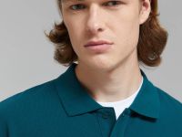 Поло из хлопка пике с коротким рукавом